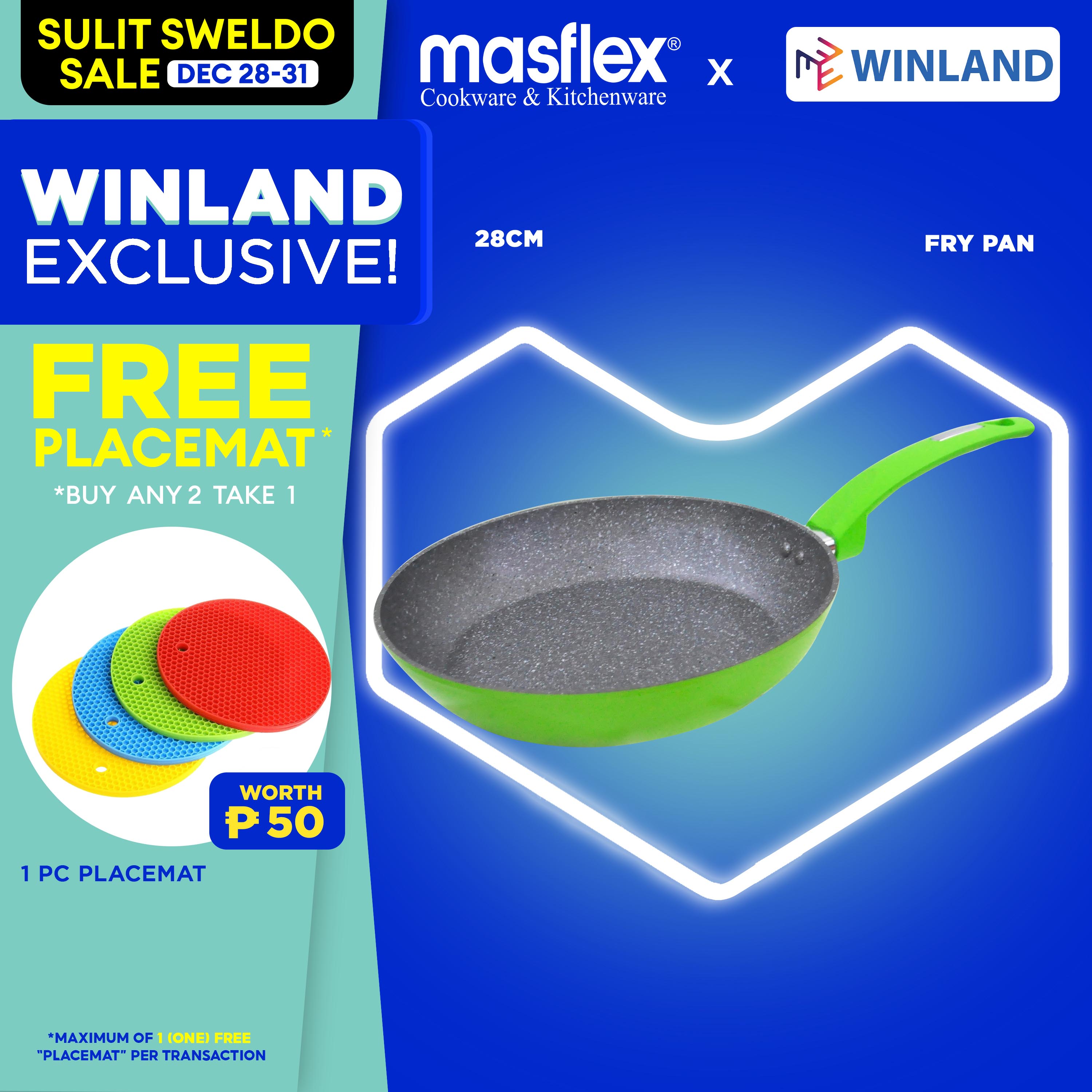 Shop381 28cm Non-Stick Induction Frying Pan – Aluminum, Gas & Electric Compatible, Dishwasher Safe