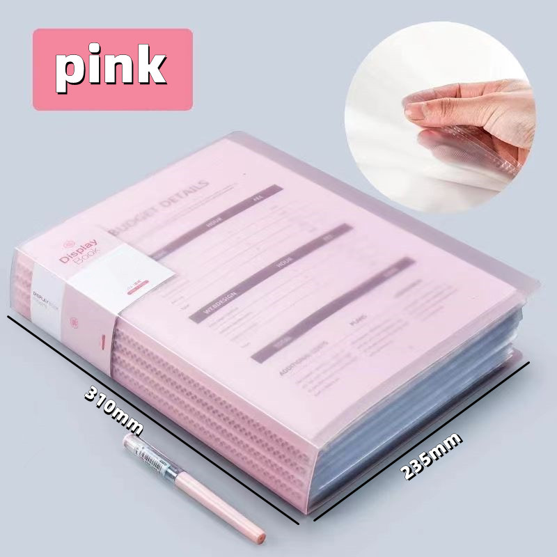 Management Clear File A4 Large capacity transparent folder paper storage multi-layer file ...