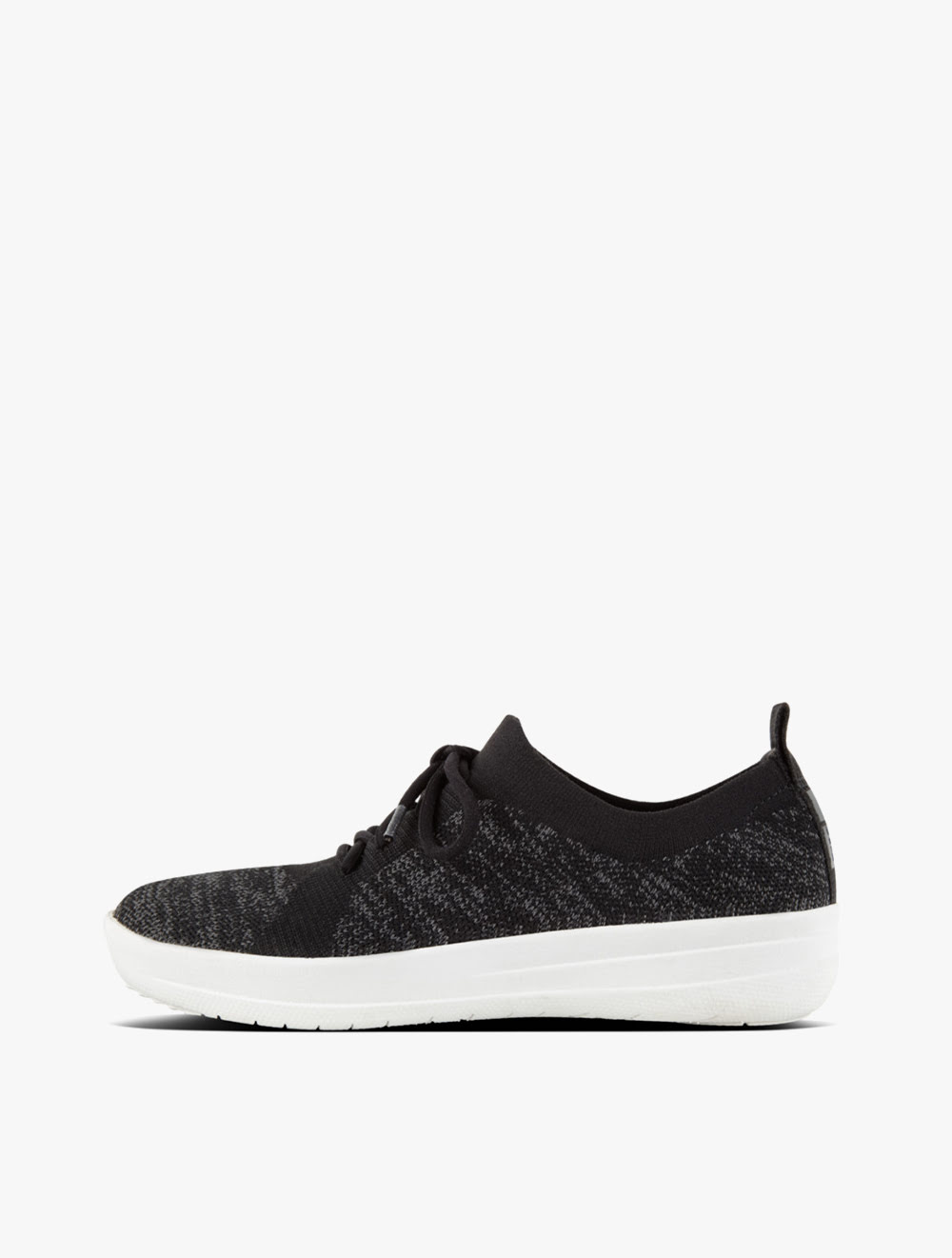 black f sporty uberknit