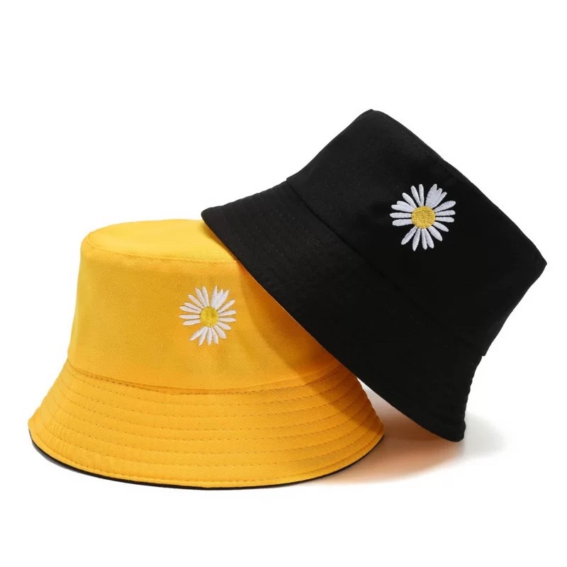 JC Waway hat Daisy Double-sided Fisherman Hat Bucket Hat Unisex | Lazada PH