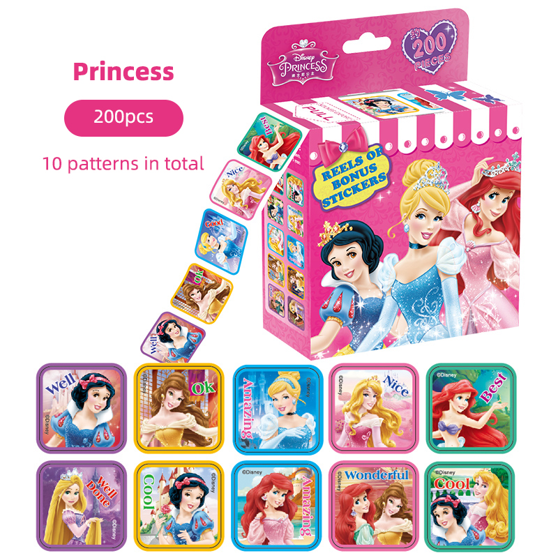 200 Posts Frozen Kids Roll Stickers Cartoon Roll Stickers Children ...