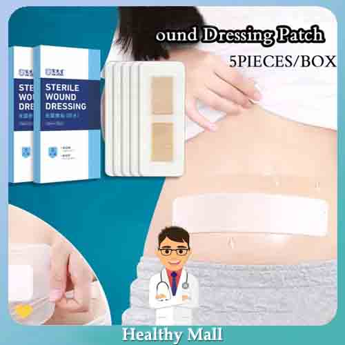 5pcs Medical Sterile Wound Dressing Patch Caesarean Section Waterproof Patch Shower Patch