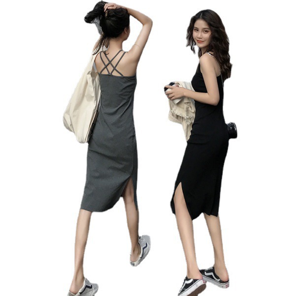Mid-length Suspender Dress Summer Women's Dress