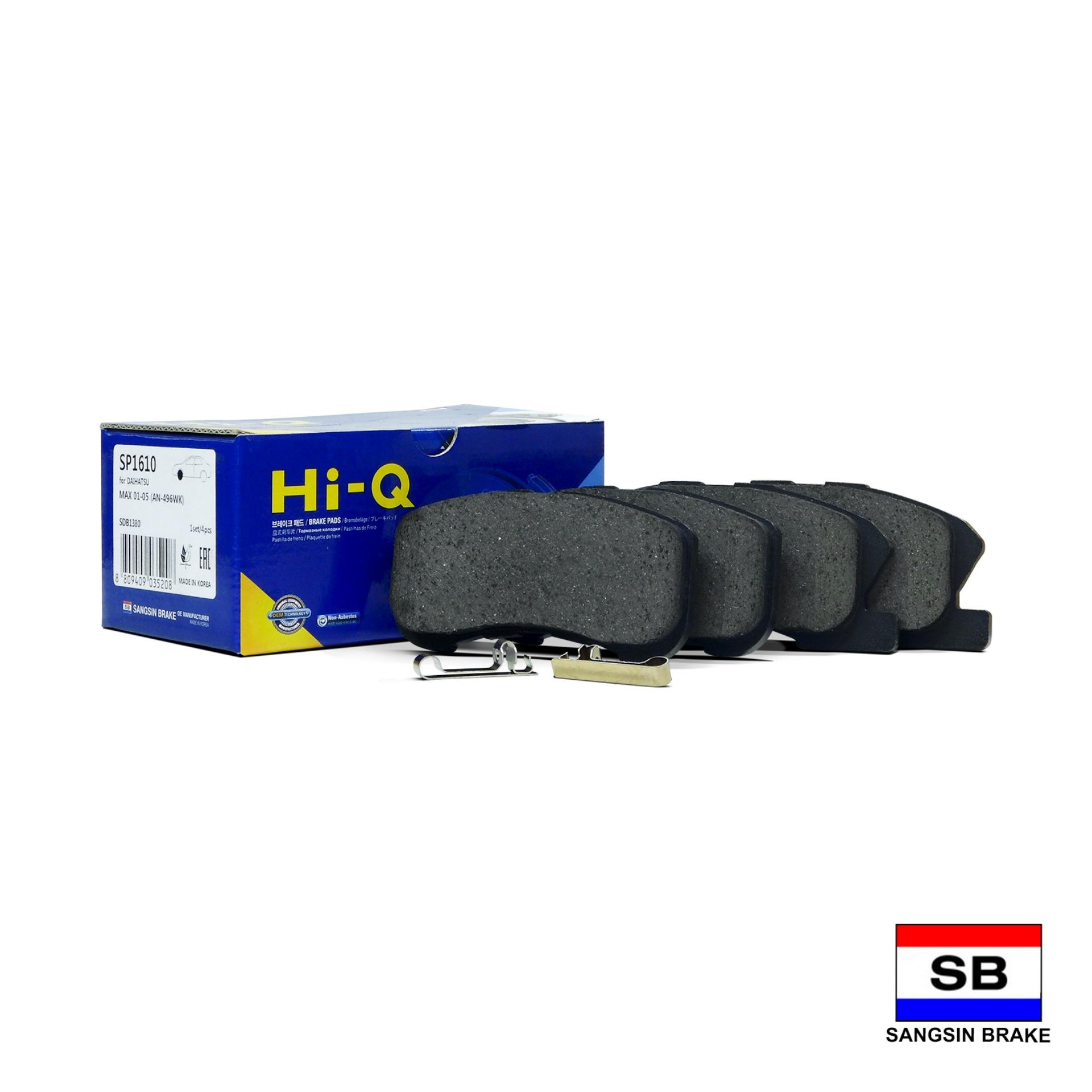 Hi-Q Front Brake Pads for Toyota Wigo 2012-up SP1610