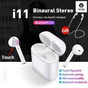 i11 TWS Wireless Bluetooth Earphones for Android or IOS