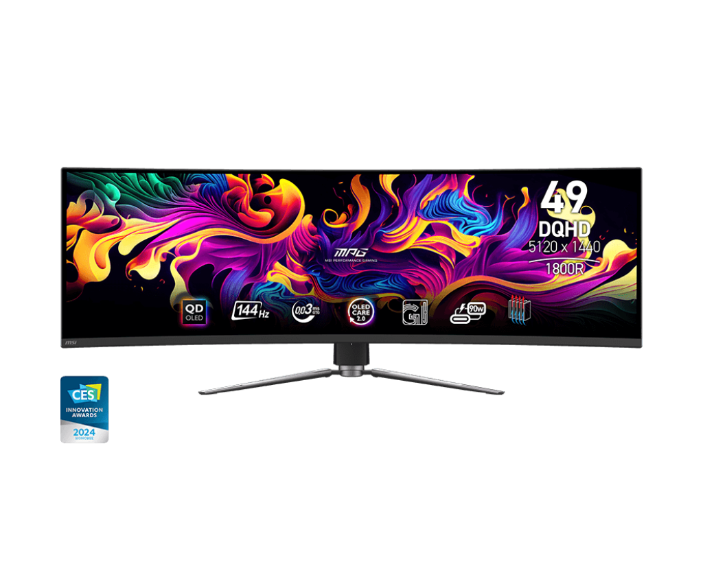 MSI MPG 491CQP/321URX/341CQPX QD-OLED Gaming Monitor 49