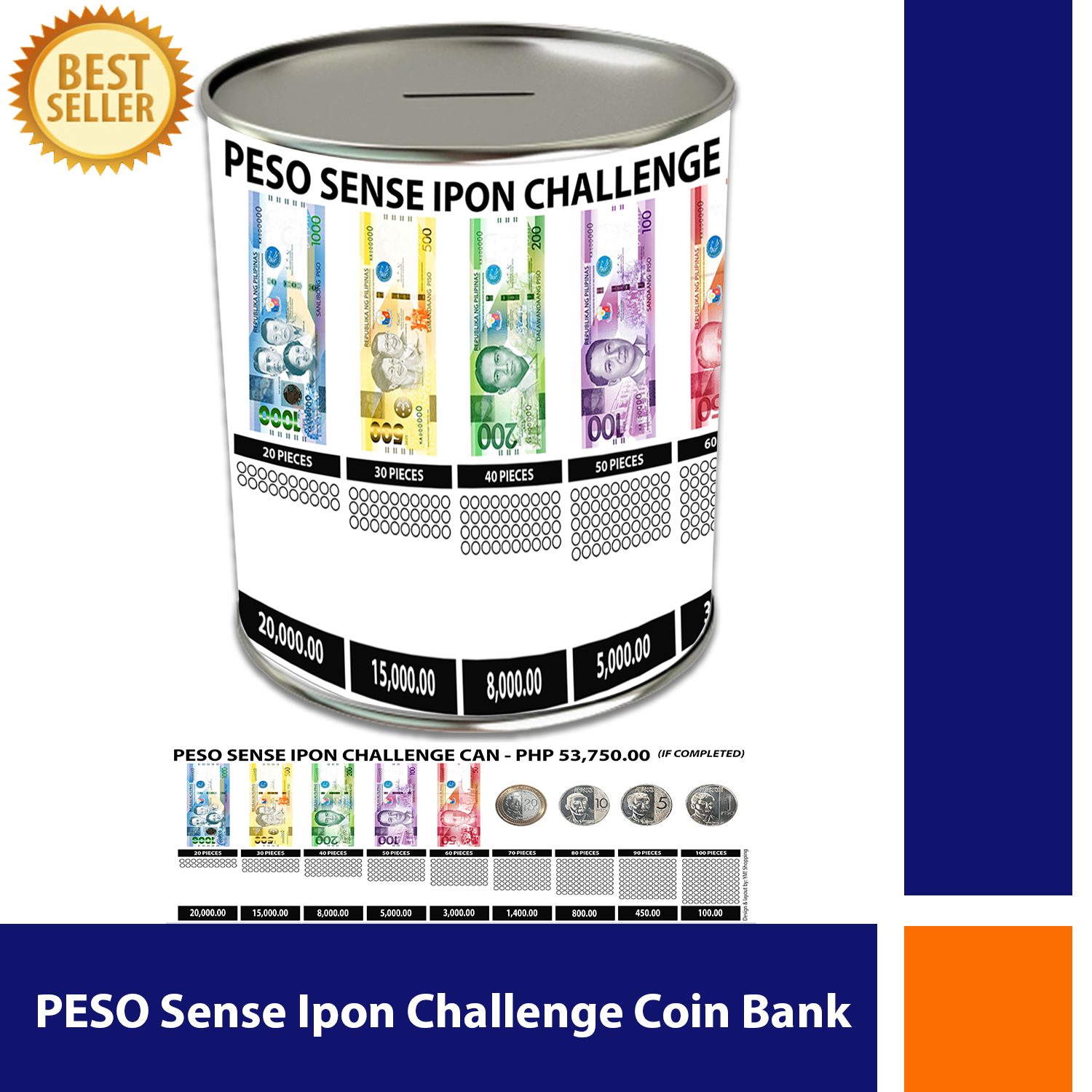 VKS PESO SENSE Ipon Challenge Coin Bank 001 Lazada PH