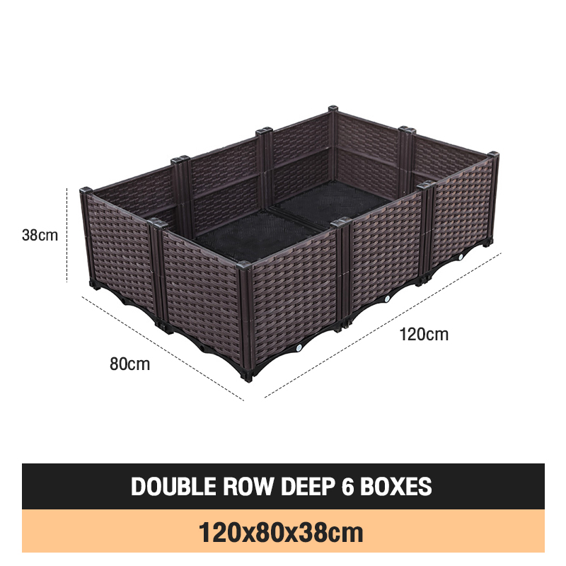 Balcony planting box, combination flower box, depth box, flower pot