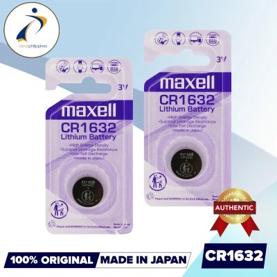 Maxell CR1632 Watch & PC Batteries Single Pack (Set of 2)