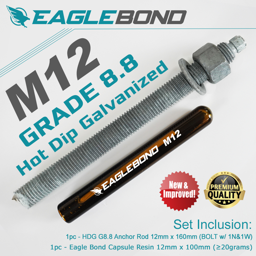 Eagle Bond Chemical Bolt / Chemical Anchoring / Capsule Resin Set / Chemical Epoxy / Chemical