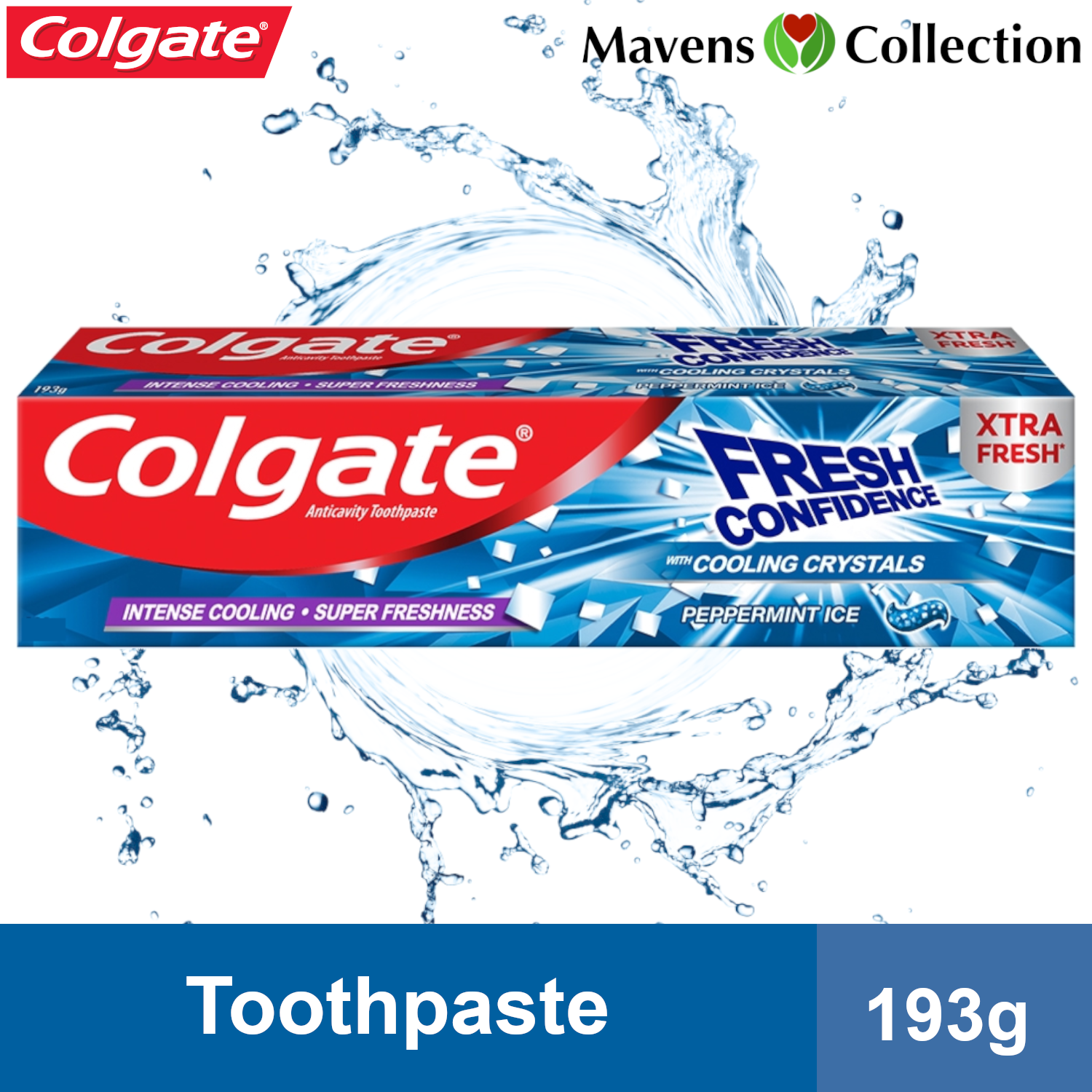 Colgate Toothpaste Fresh Confidence With Cooling Crystals Peppermint