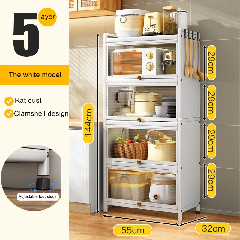 SHEEPER 3/4/5Layers Kitchen Cabinet Kitchen Rack Kitchen Organizer