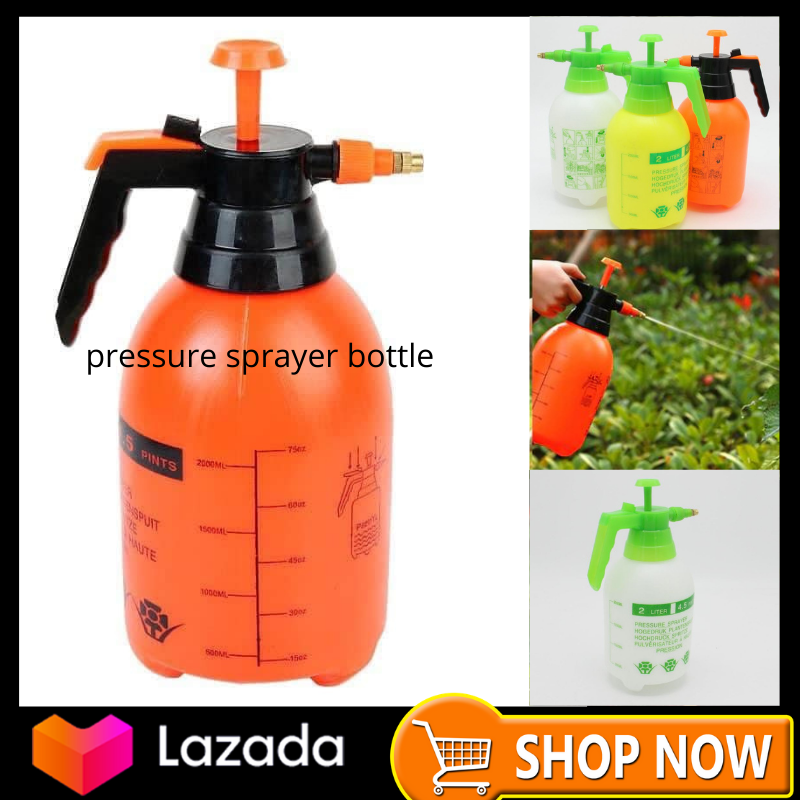 2L High Pressure Garden Spray Bottle Handheld Water Sprayer Home Water ...