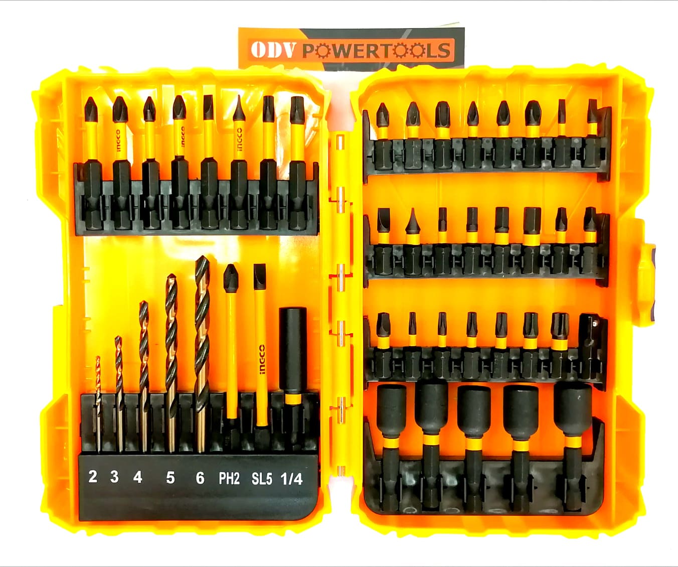 INGCO 45PCS Impact Screwdriver Bit Set AKDL24502 ODV POWERTOOLS