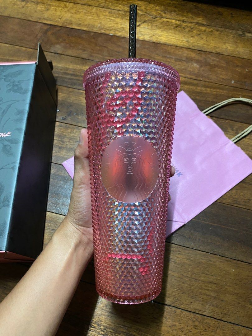 Blackpink x Starbucks Jisoo’s pick (Black) Doodle Bling Tumbler | Lazada PH