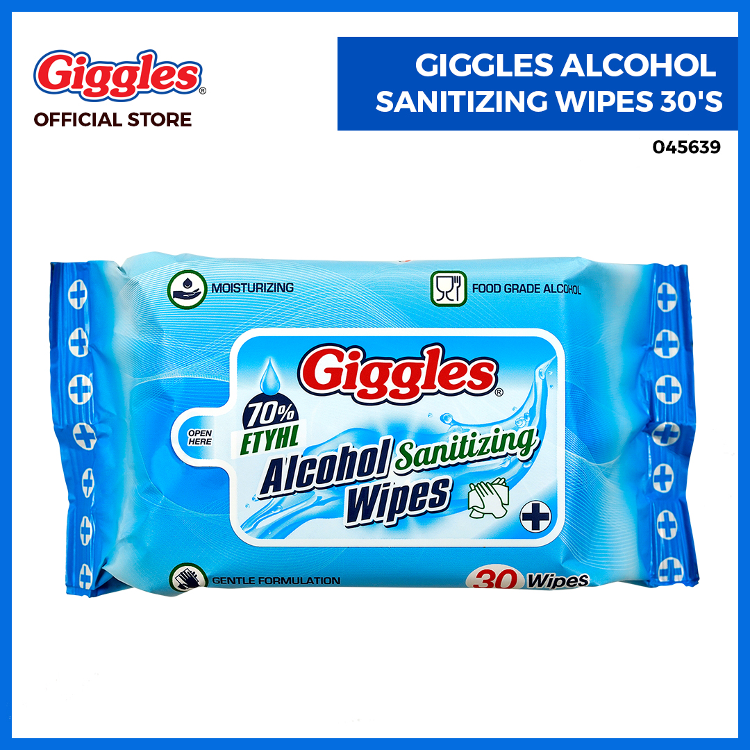 Giggles 70 Ethyl Alcohol Sanitizing Wipes 30s Lazada PH