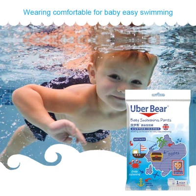 Uber Bear Baby Swimming Diapers Disposable Waterproof Pull-up Pants For Baby Swimming Pools