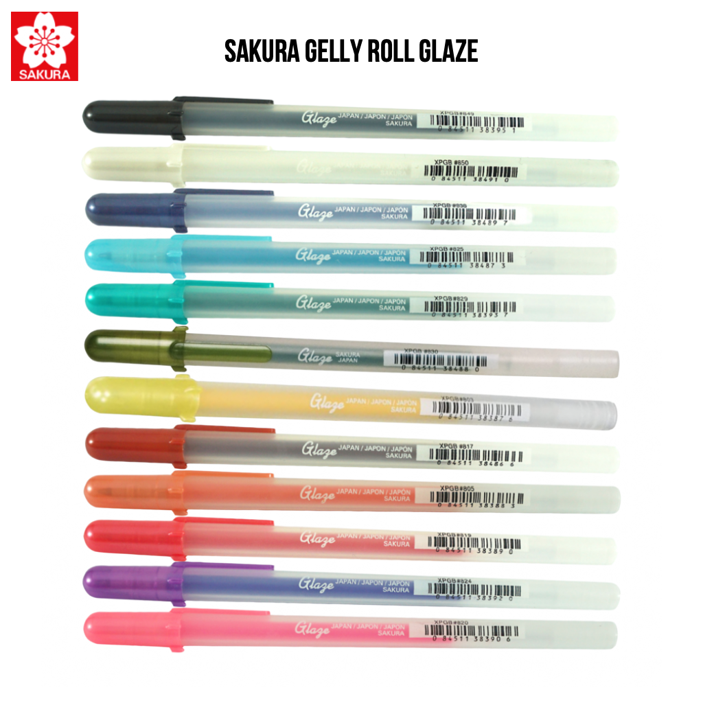 Sakura Gelly Roll Glaze, Sakura Gelly Roll Pen, Gelly Roll 3d Sakura
