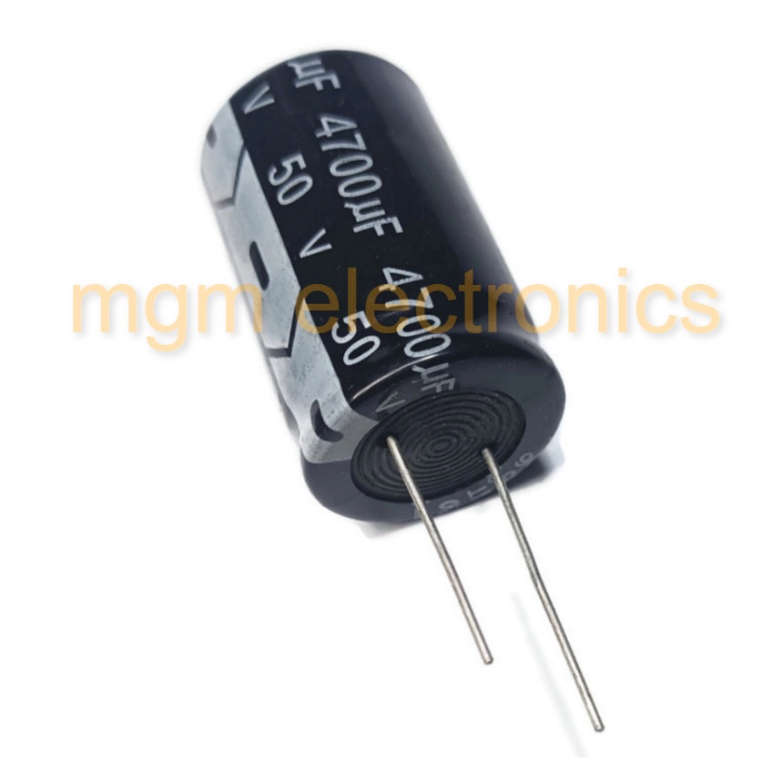 5-Pack 4700uF 6.3V Electrolytic Capacitors - 4700MFD 6.3Volt Radial 13x20mm