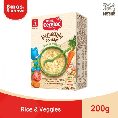 CERELAC Homestyle Meals Rice and Veggies Porridge 200g
