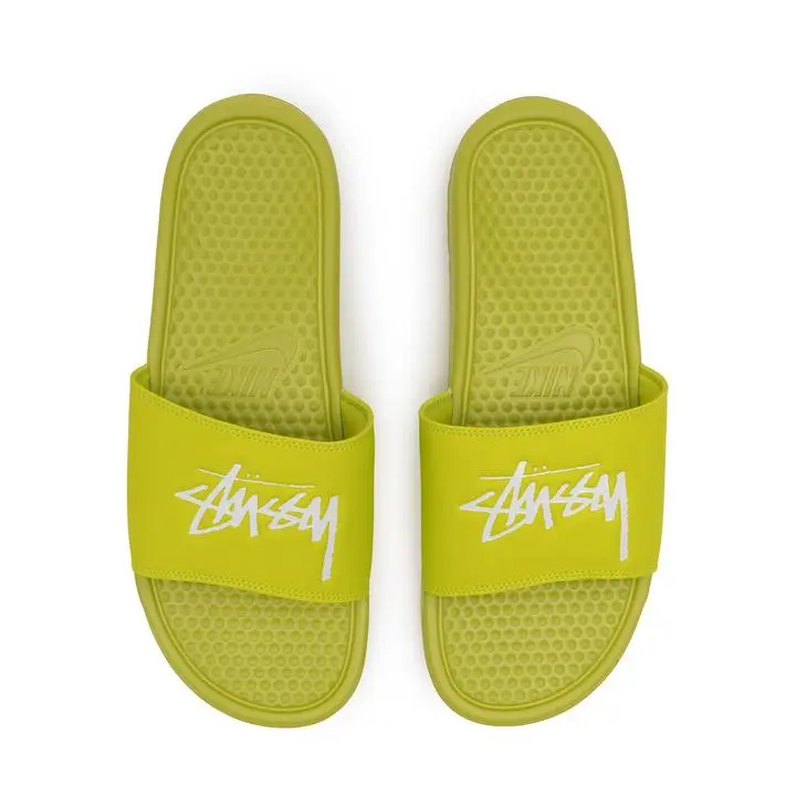 Nike x Stussy Benassi Slides Bright 