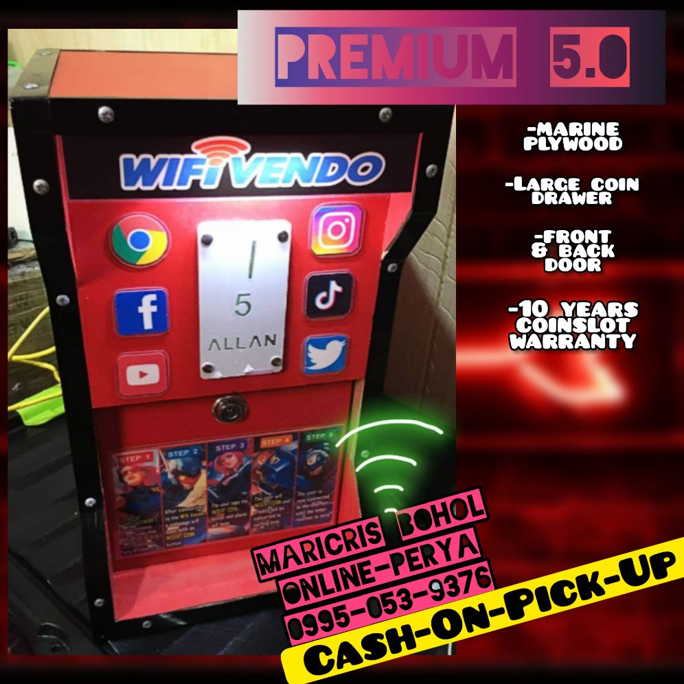 SINGKO WIFI W/ E LOADING WIFI VENDO MACHINE (2 in 1) (never piso wifi