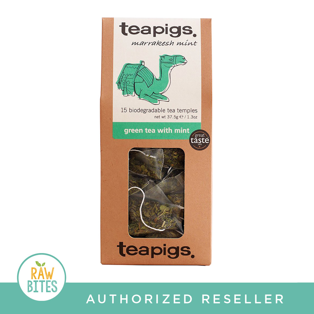 Teapigs Green Tea w Mint (15 tea temples) (Gluten Free, Vegan) Lazada PH