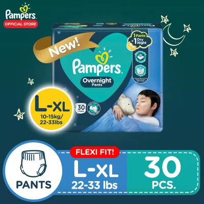 [DIAPER SALE] Pampers Overnight Diaper Pants Large up to XL 30 x 1 pack (30 diapers)