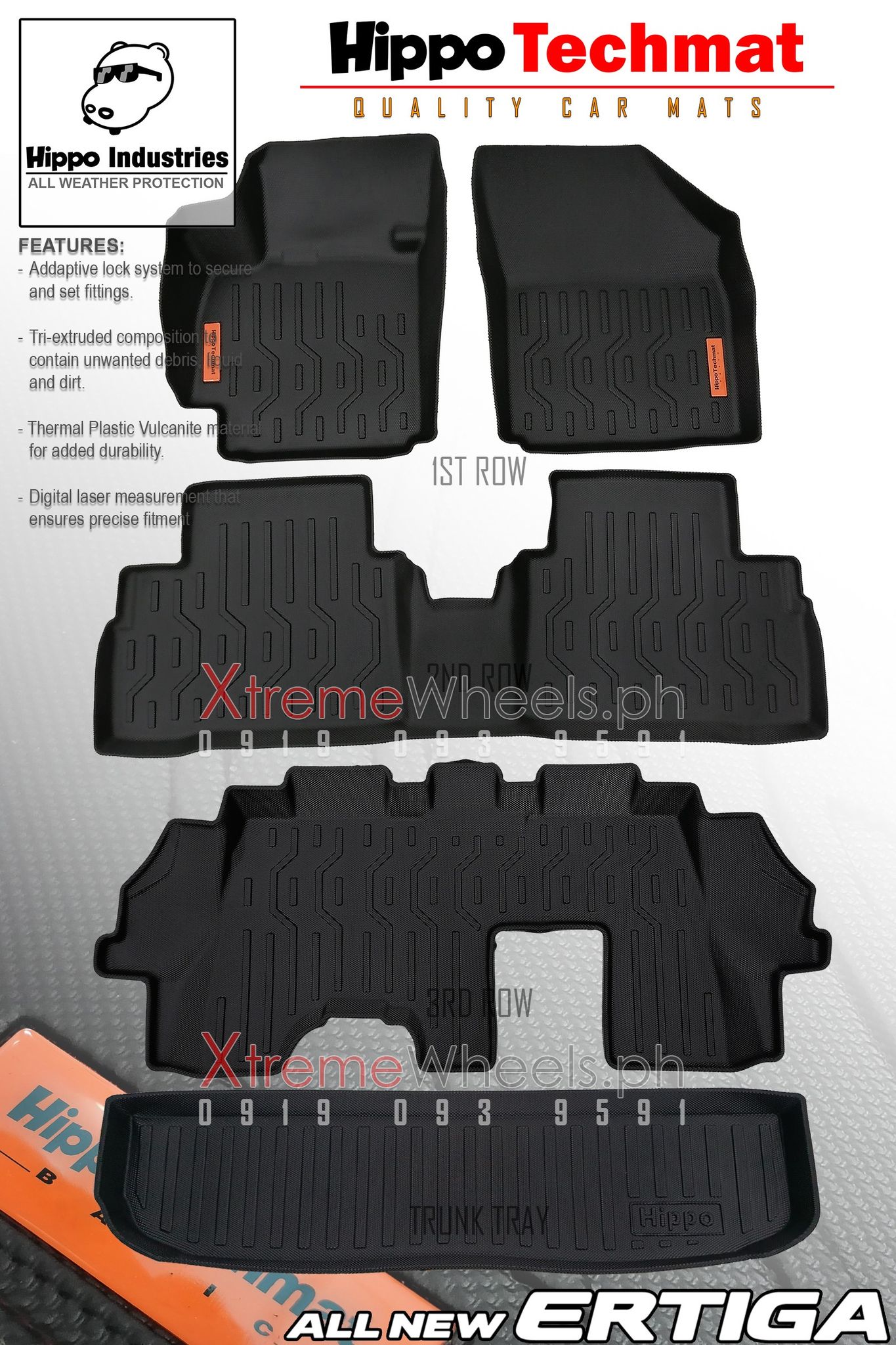 Suzuki Ertiga 20192023 Hippo Thailand Techmat version 2 Deep Dish