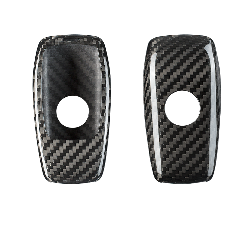 Carbon Fiber Car Key Cover Shell Case For Mercedes Benz New E63 S63 G63