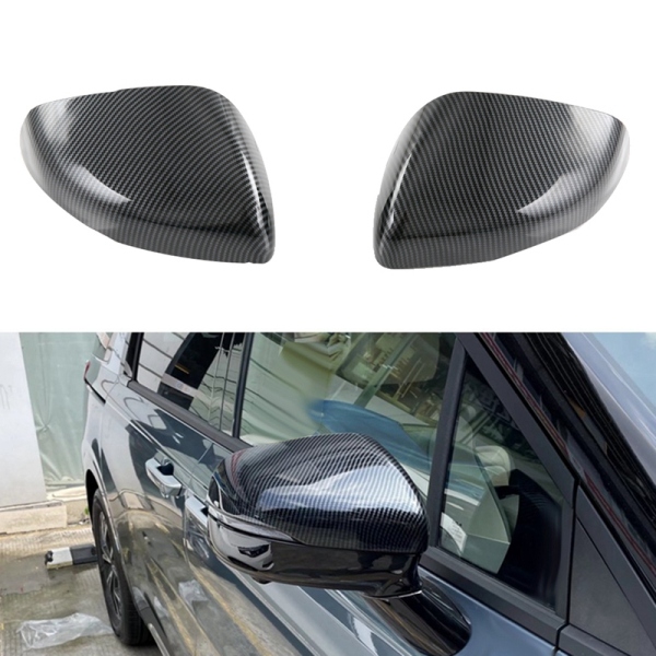 Carbon Fiber Car Side Rear View Mirror Cover Cap Trim for Kia Carnival KA4 2020 2021 2022
