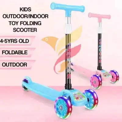 Kids Outdoor/Indoor Toy Folding Scooter（BEST GIFT FOR KIDS）