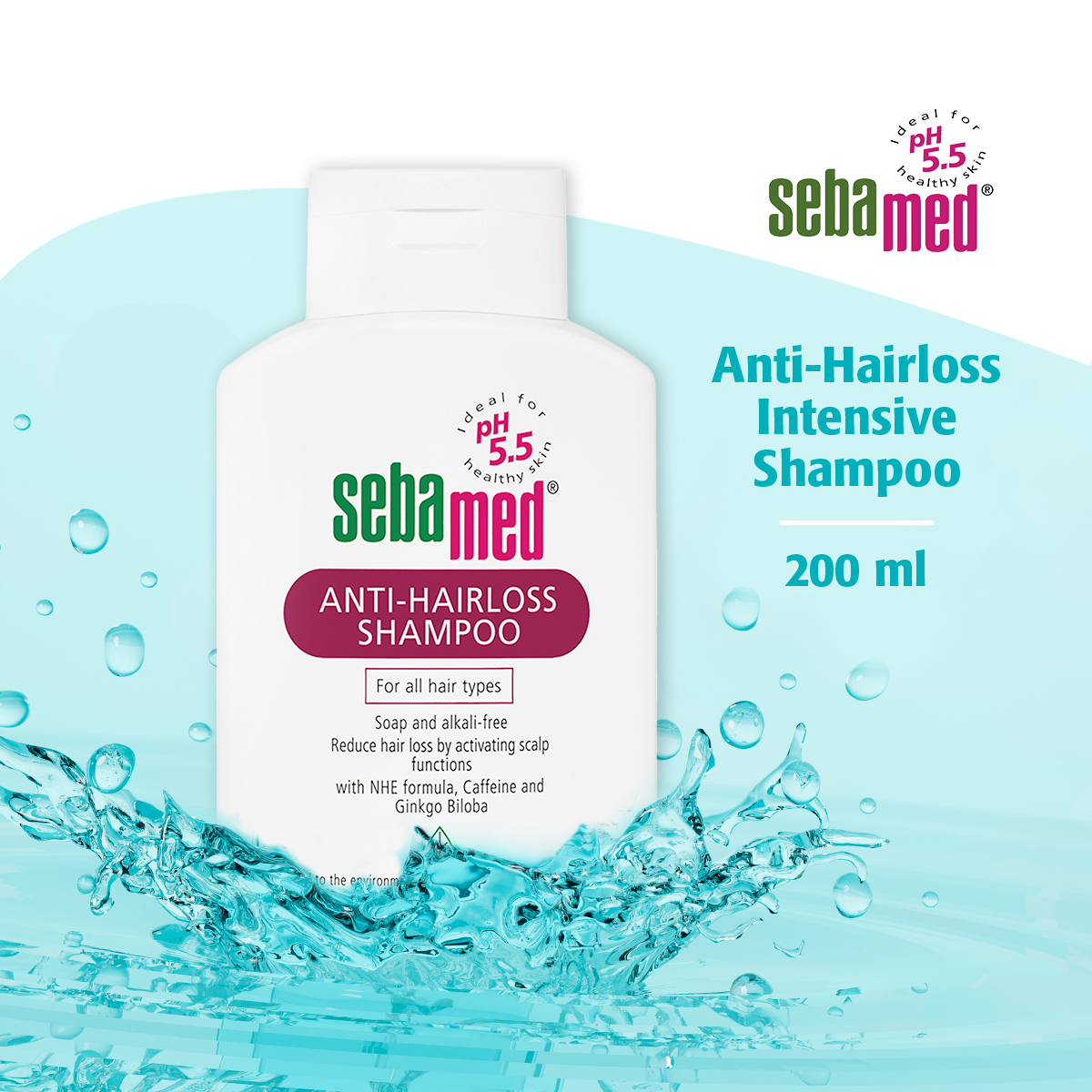 Sebamed Anti-Hairloss Shampoo | For All Hair Types: Buy bottle of 200 ml  Shampoo at best price in India | 1mg