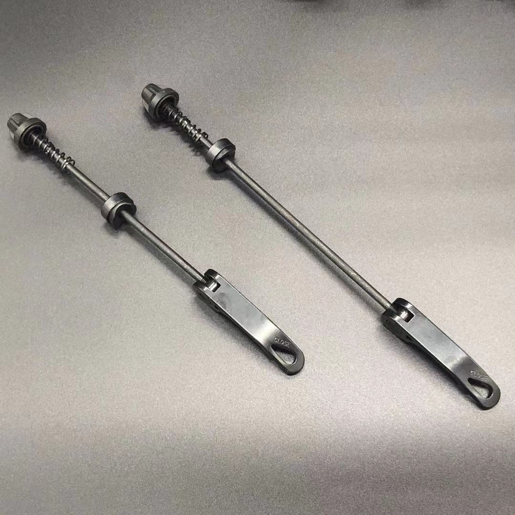 Pair Bike Bicycle Cycling Wheel Hub Skewers Quick Release Bolt Lever