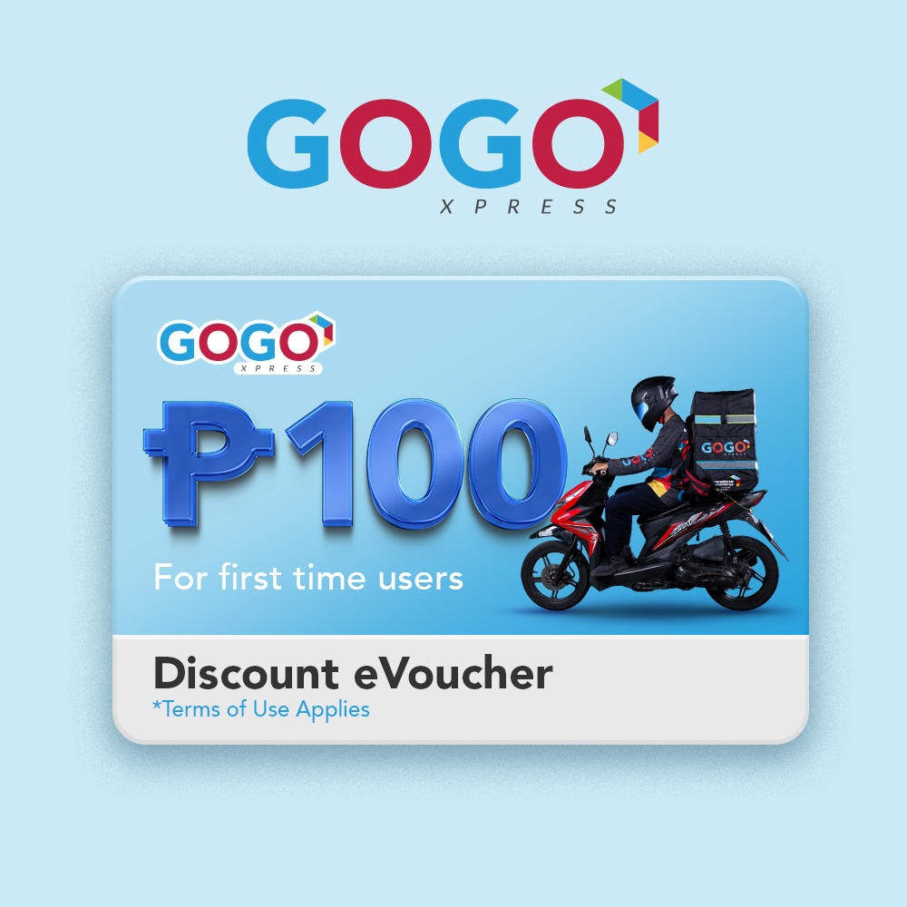 GoGo Xpress Discount Code (Email eVoucher First Time Users) Lazada PH
