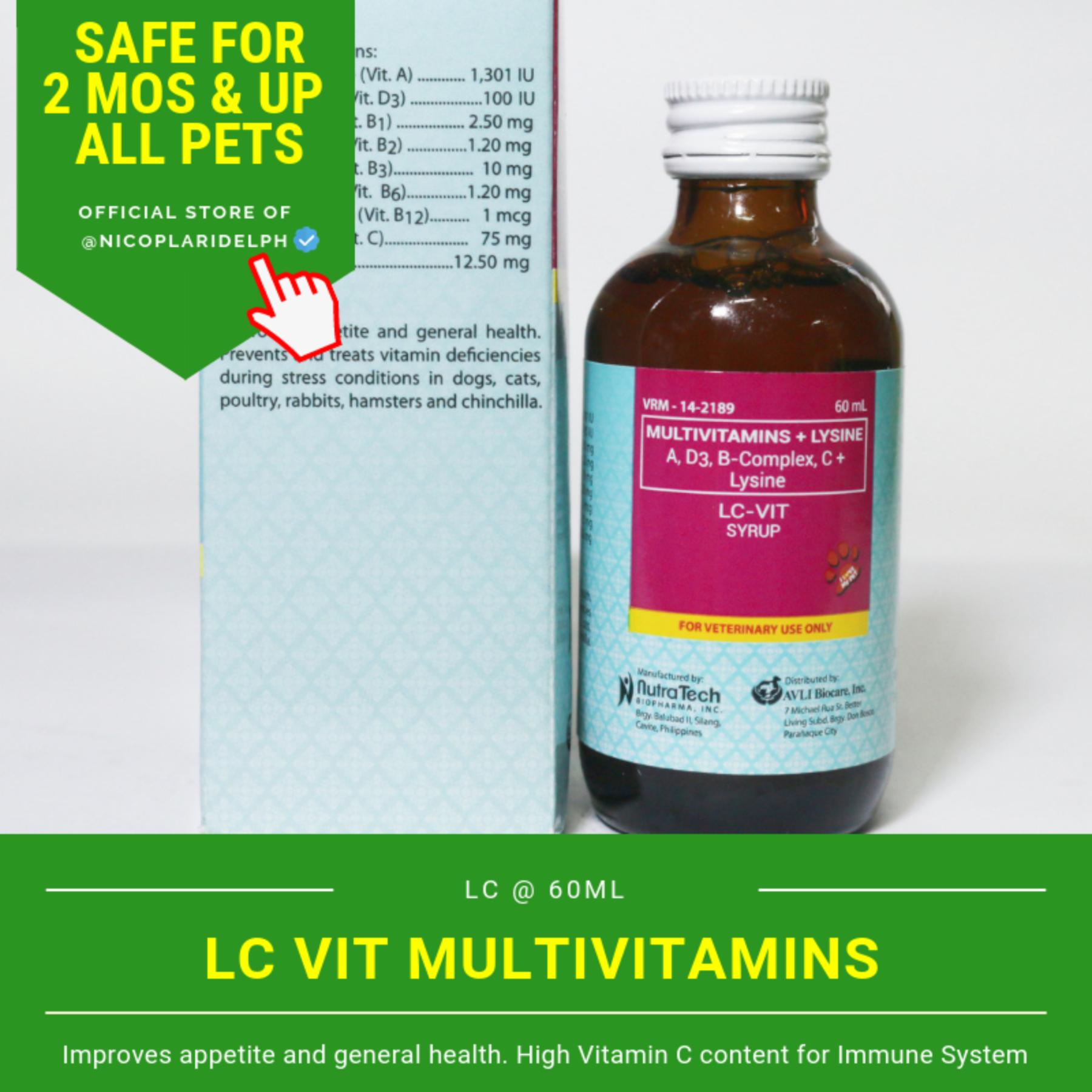 LC Vit Multivitamins for pets (60ml) review and price
