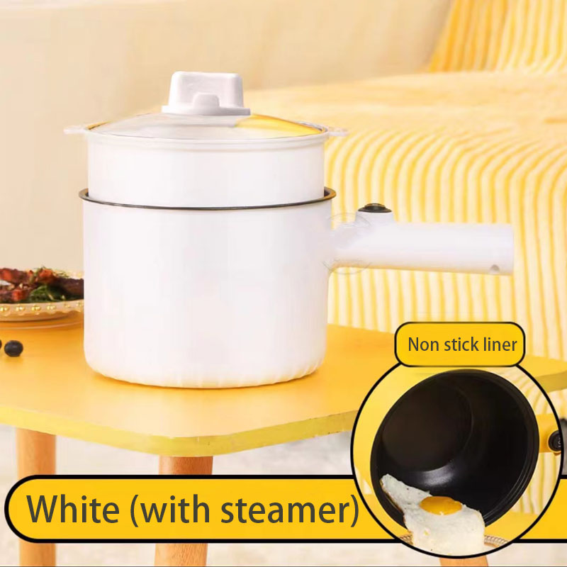 Capacity Electric Cooking Pot 1.8L Portable Multifunctions Electric