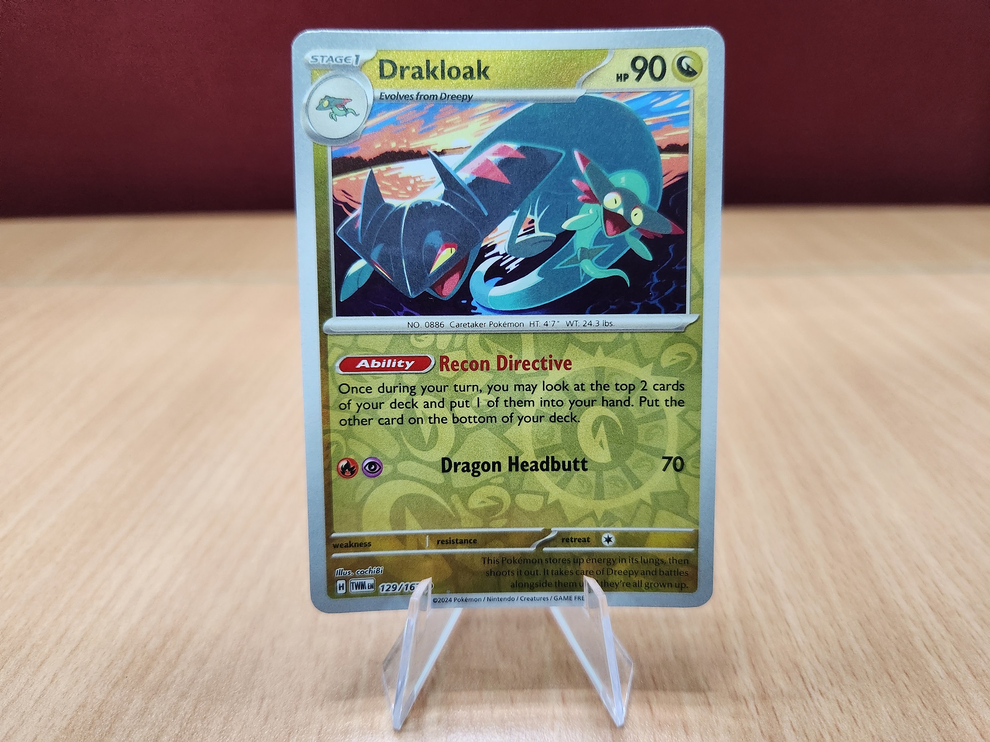 drakloak pokemon card Aipom (190) [Topps Pokemon Johto Series 1]  Super Anime Store