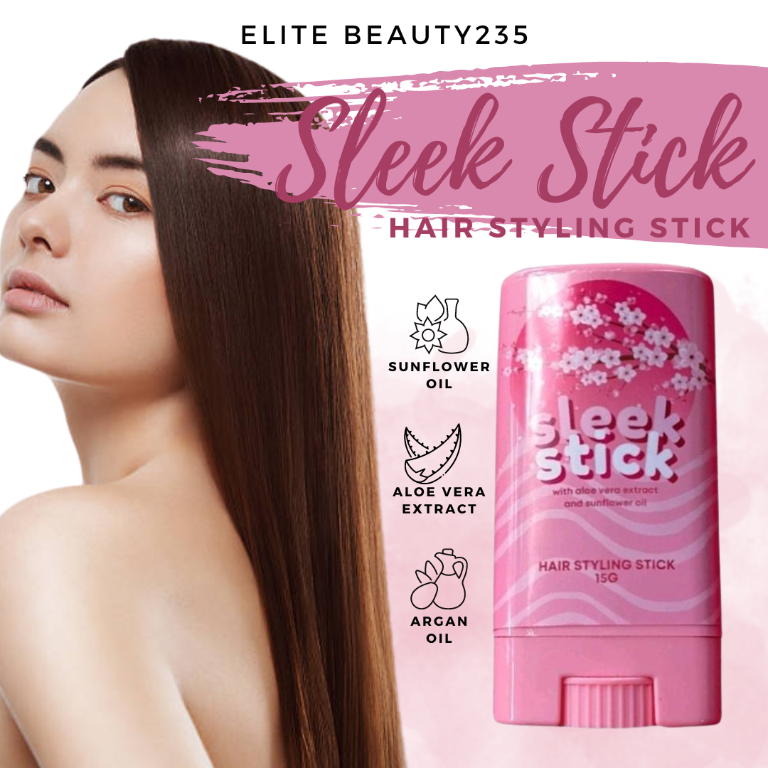 Authentic SLEEK STICK Hair Styling Wax With Aloe Vera Extract Argan Oil &  Sunflower Oil Hair Care | Lazada PH
