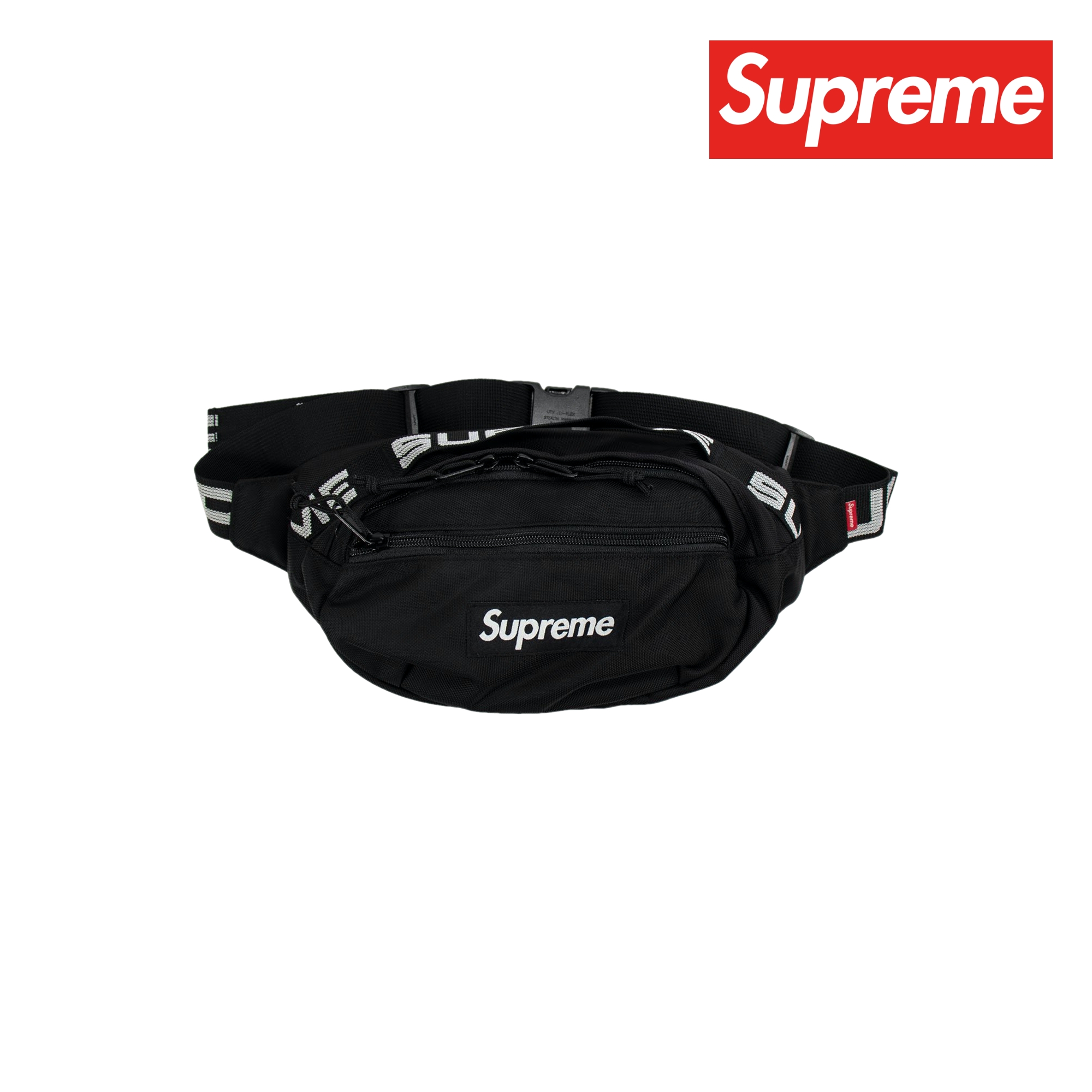 Supreme Waist Bag (FW19) BlackSupreme Waist Bag (FW19) Black - OFour