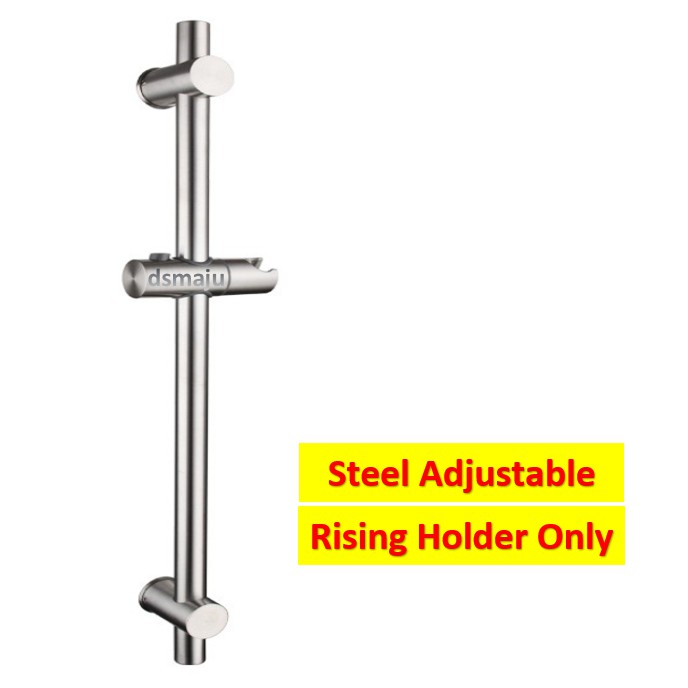 SUS304 Stainless Steel Adjustable Shower Head Slide Bar High Pressure