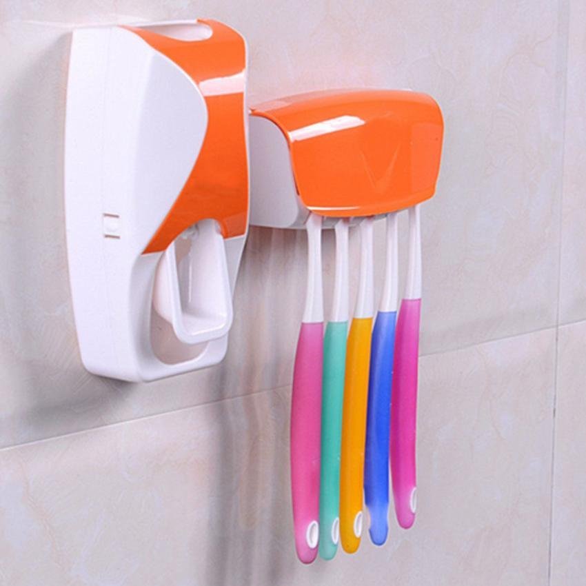 Hands Free Toothpaste Dispenser Automatic Toothpaste Squeezer and