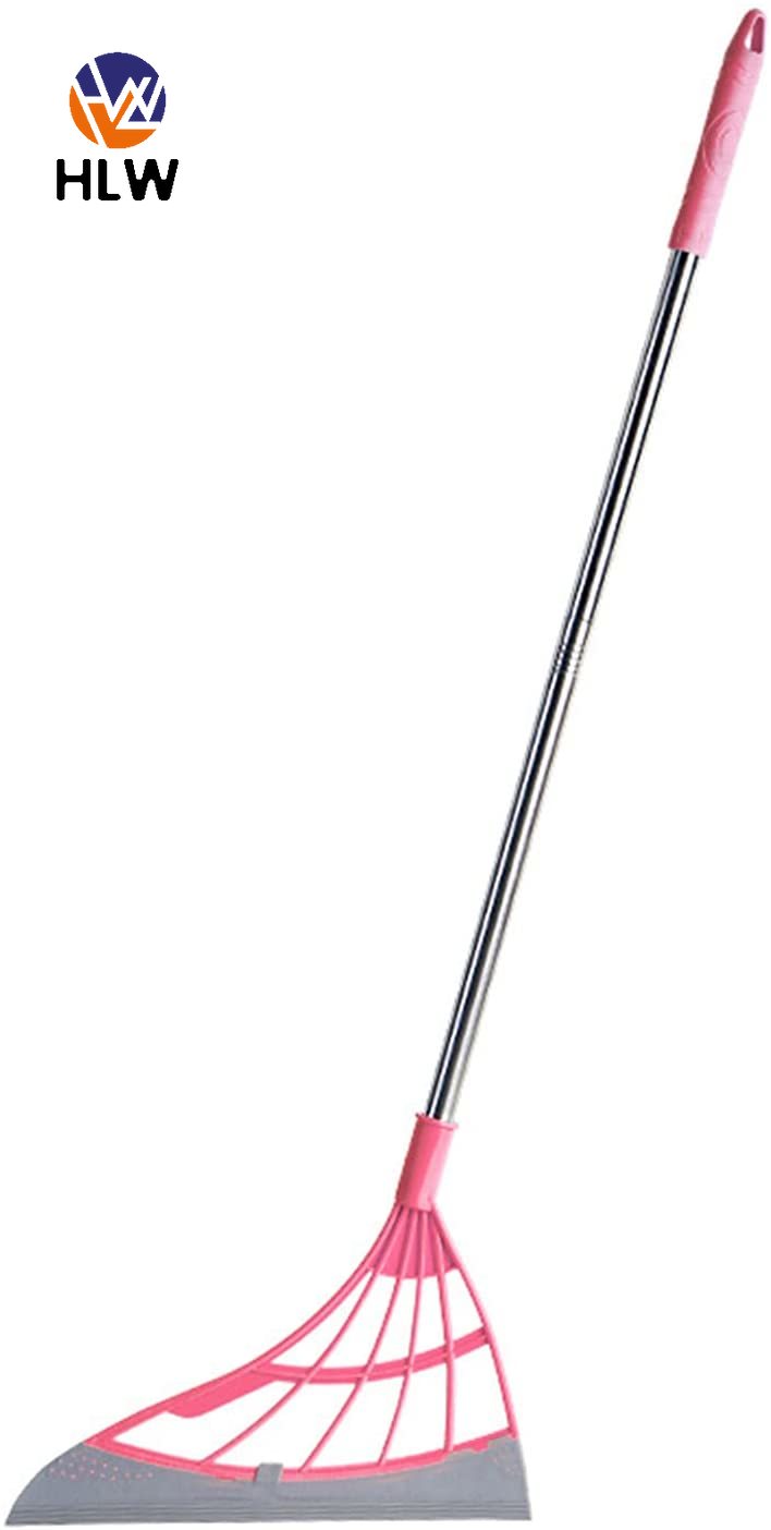 HLW Multifunction Magic Broom Wipe Squeeze Silicone Mop,2in1 Sweeper
