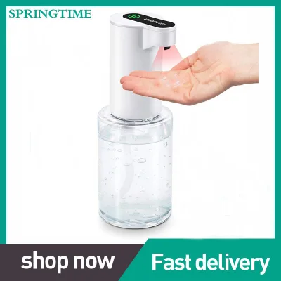 【Local Delivery Quickly】Automatic Alcohol Dispenser Touchless Spray Machine Sensor Press Soap Dispenser 350Ml Soap Dispenser Suitable for Home