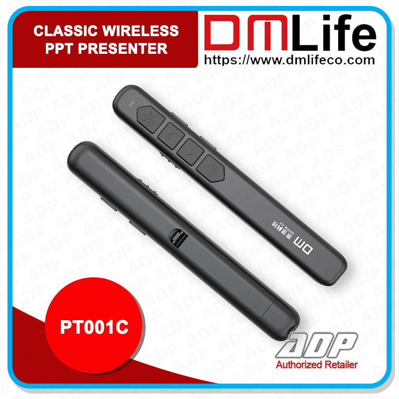Pointer Dm DM Life PT001C 20M Wireless USB PPT Presenter page up and down Laser ...