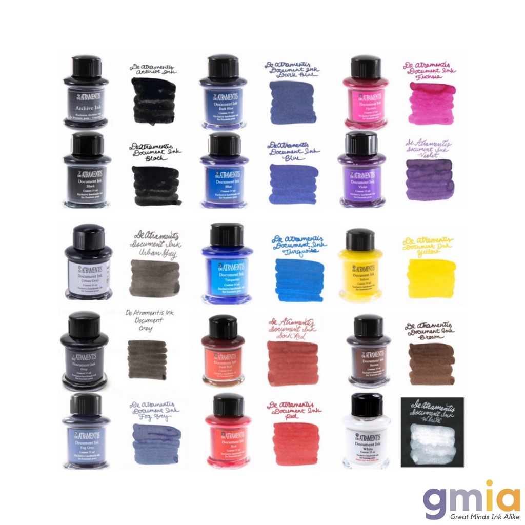 De Atramentis Document 45mL Fountain Pen Ink Waterproof / Permanent