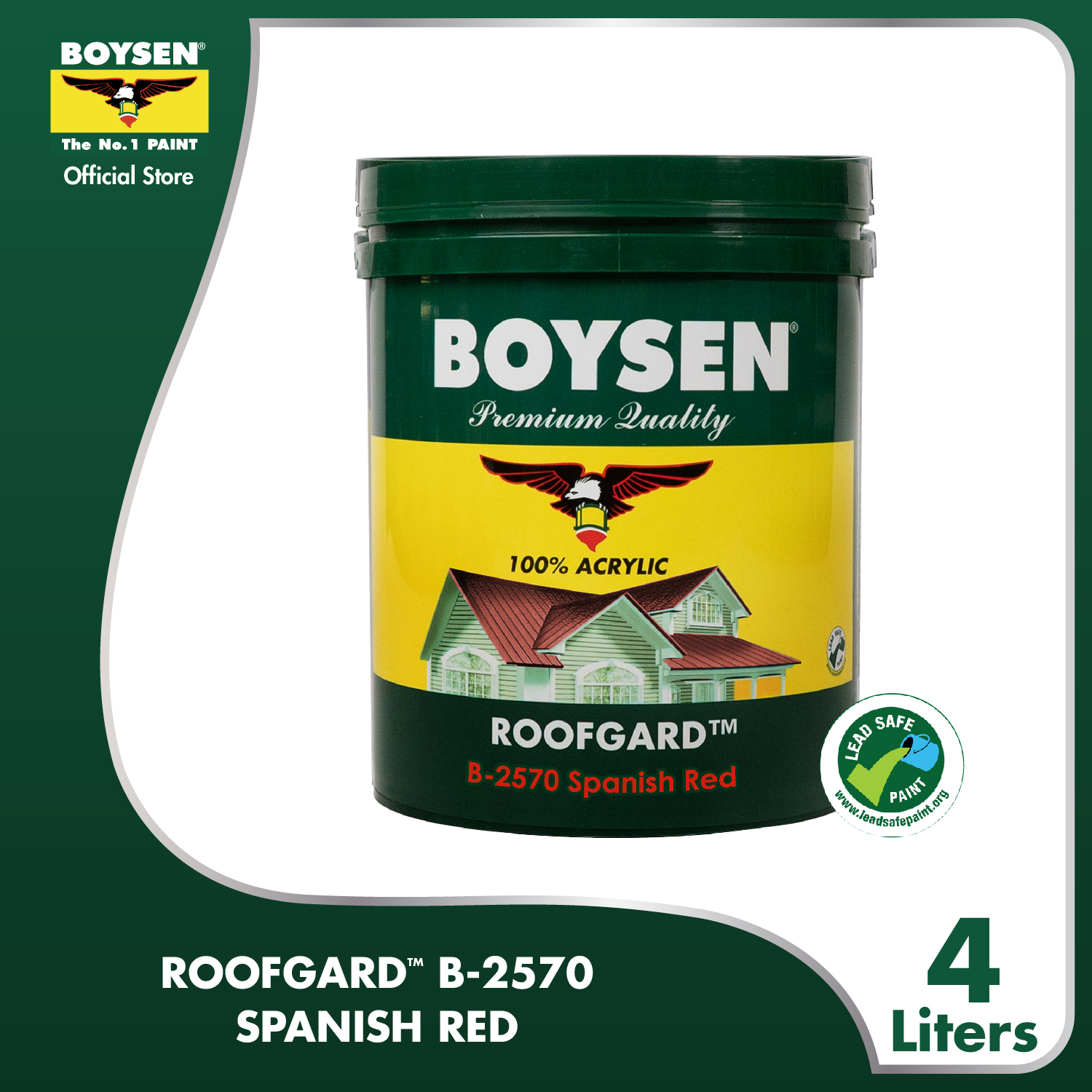 BOYSEN Roofgard Spanish Red B25704L Lazada PH