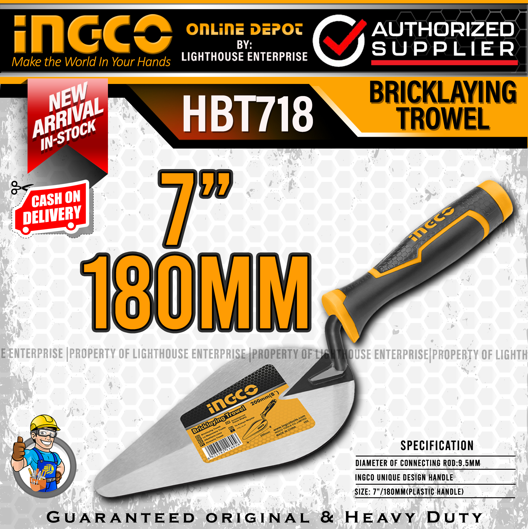 Bay Lát Gạch Ingco HBT718