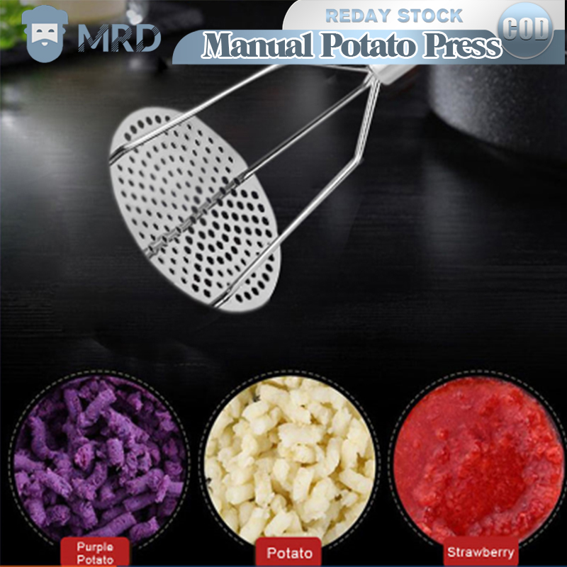 Pressed Potato Masher Puree Juice Maker Potato Pusher Smooth Mashed Potatoes  Crusher Fruit Tools Portable Potato Pusher