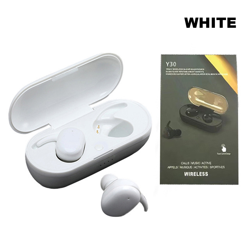 MKEPS Wireless Bluetooth Headphones Y30 With Charging Case In Ear